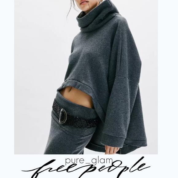 Free People sweater set top and midi skirt - Picture 3 of 5